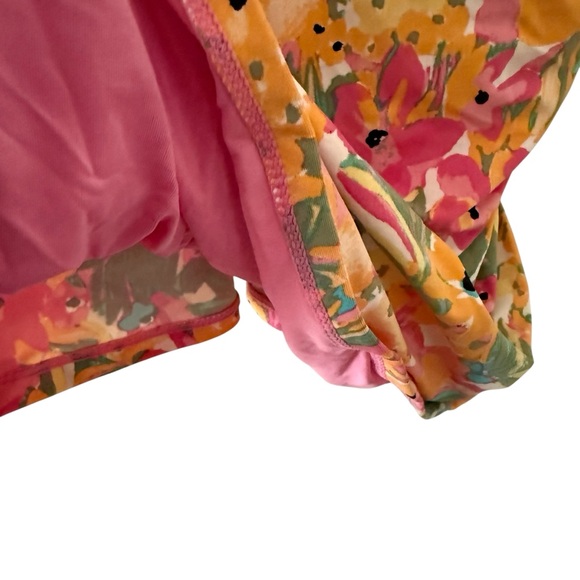 Anne Cole Swimsuit Tankini Size 18W Floral Multicolour Underwire Ruching - Picture 13 of 16